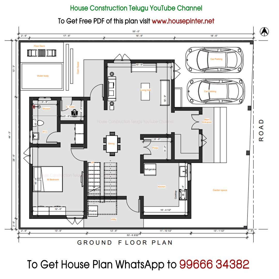 Modern Duplex House Plan With Elevation Housepointer